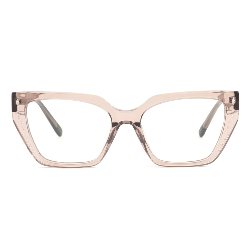 Davida Champagner Cat Eye Brille