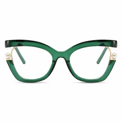 Halona Green Cat Eye Glasses