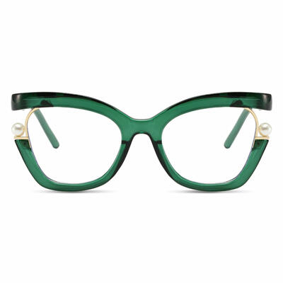 Halona Green Cat Eye Glasses