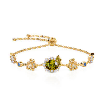 Jeulia Midsummer Night Schmetterling Blumen Armband