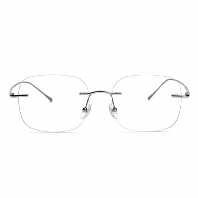 Hollis Lunettes Carrées Argentées