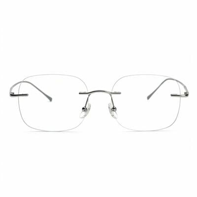 Hollis Lunettes Carrées Argentées