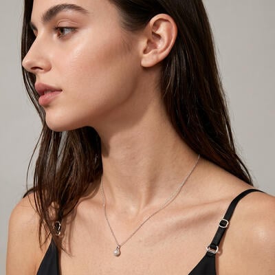 "Forever & Always"6-6.5mm Freshwater Pearl Necklace