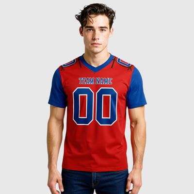 フットボール 名前 チーム名 番号 Tシャツ Vネック ジャージ スポーツウェア ユニフォーム 男女兼用 オーダーメイド