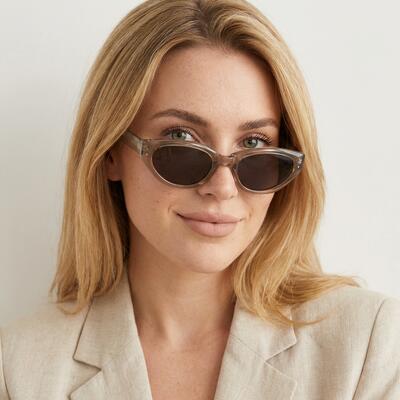 Sandy Champagne Cat Eye Sunglasses