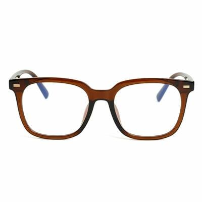 Ella Brown Square Glasses