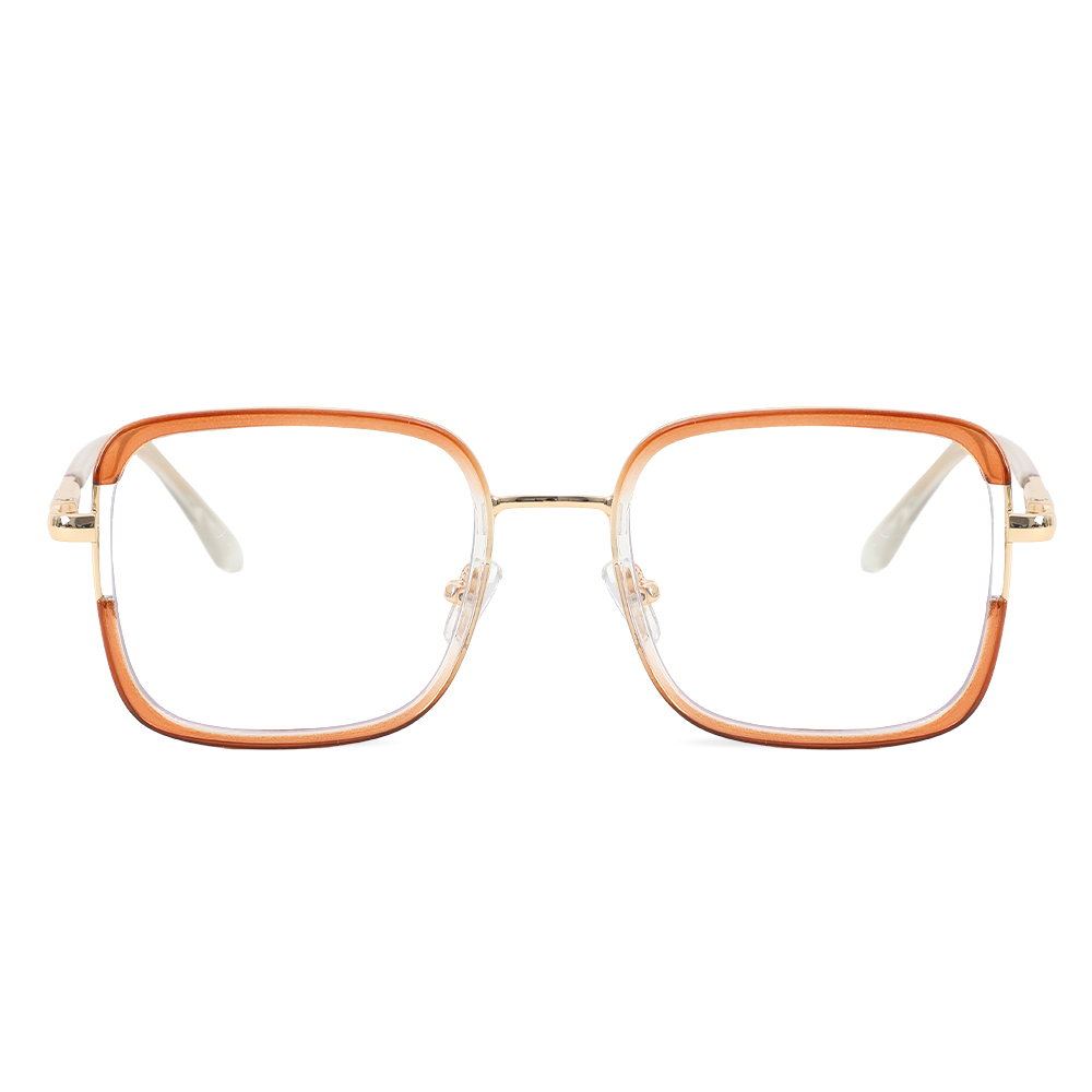 Edeline Brown Square Glasses