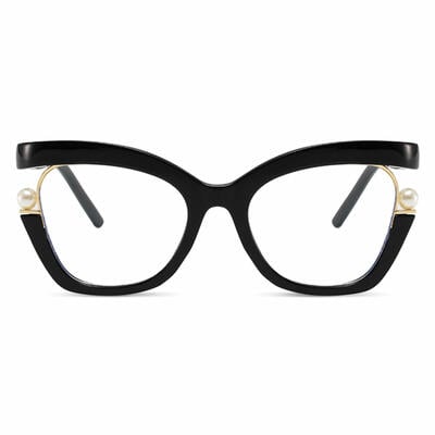 Halona Black Cat Eye Glasses