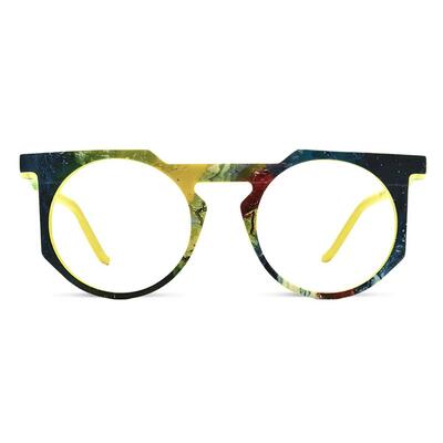 Timothy Yellow Round Glasses
