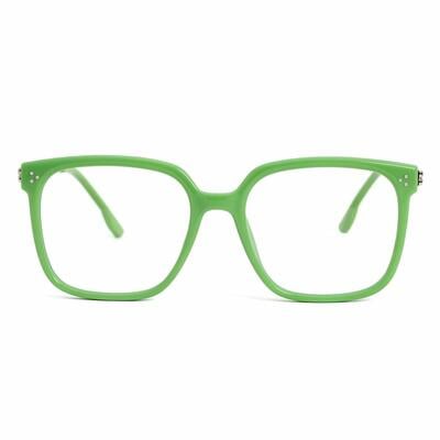 Pearl Green Square Glasses