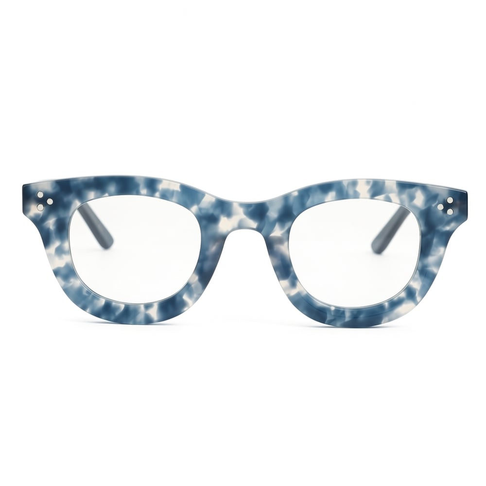 James Blue Round Glasses