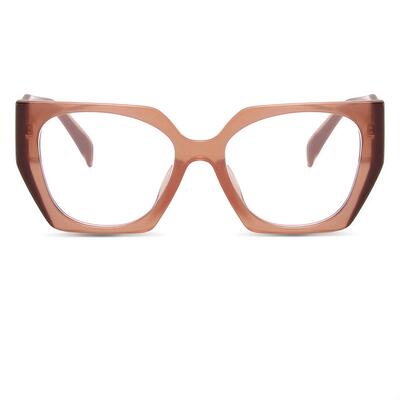 Hedda Braune Quadratische Brille