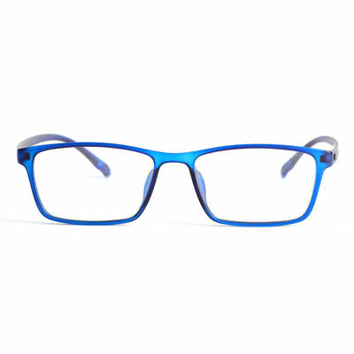 Madison Blue Rectangle Glasses