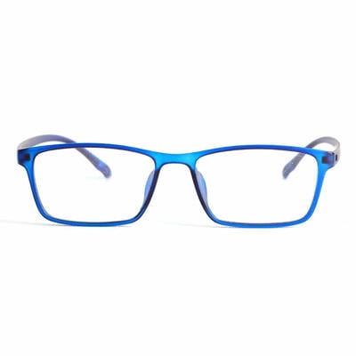 Madison Blue Rectangle Glasses
