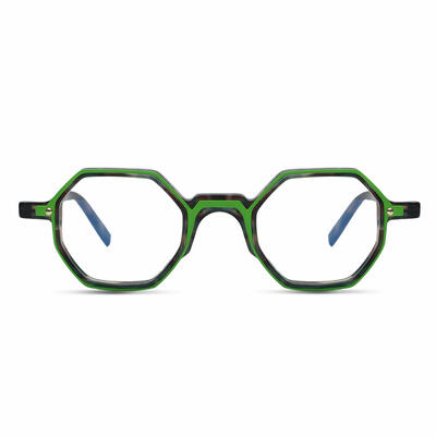 Quintin Green Geometric Glasses