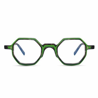 Quintin Green Geometric Glasses