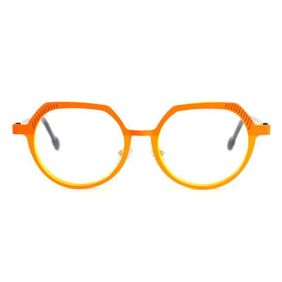 Jessi Lunettes Rondes Orange