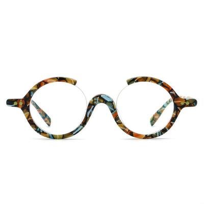 Amelia Mehrfarbige Runde Brille