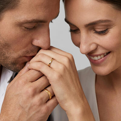 "All Our Yesterdays Forward" Couple‘s Ring Set