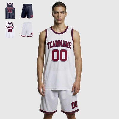 Custom Reversible Basketball Jersey - Comfortable Polyester, Perfect for Rec Leagues & Outdoor Matches