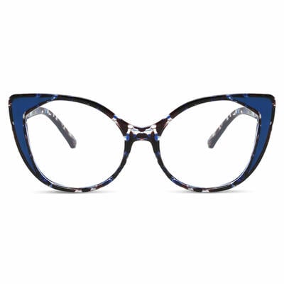 Moulton Blue Cat Eye Glasses