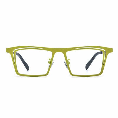 Marina Green Rectangle Glasses