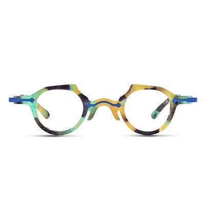 Wodeho Yellow Round Glasses
