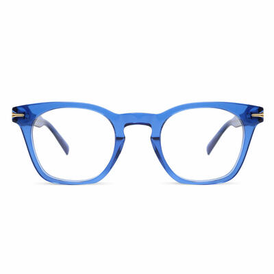 Euphemie Lunettes Carrées Bleues