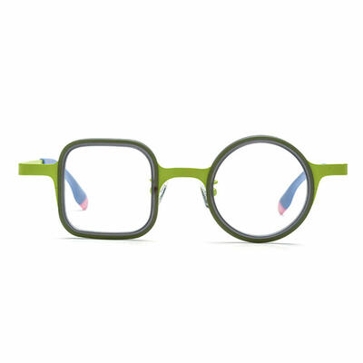 Jonson Green Square Round Glasses
