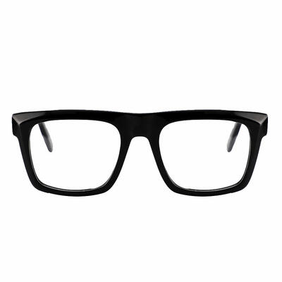 Theresa Black Aviator Glasses