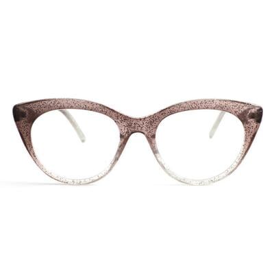 Eleanore Braune Cat Eye Brille
