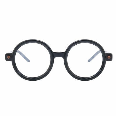 Chava Black Round Glasses