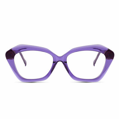 Elizabeth Purple Cat Eye Glasses