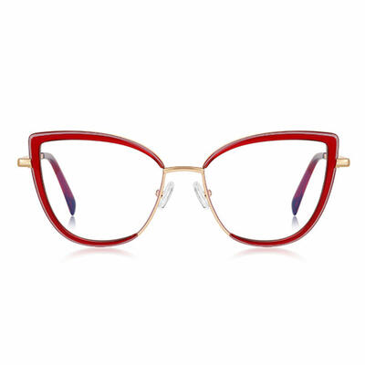 Alva Red Cat Eye Glasses