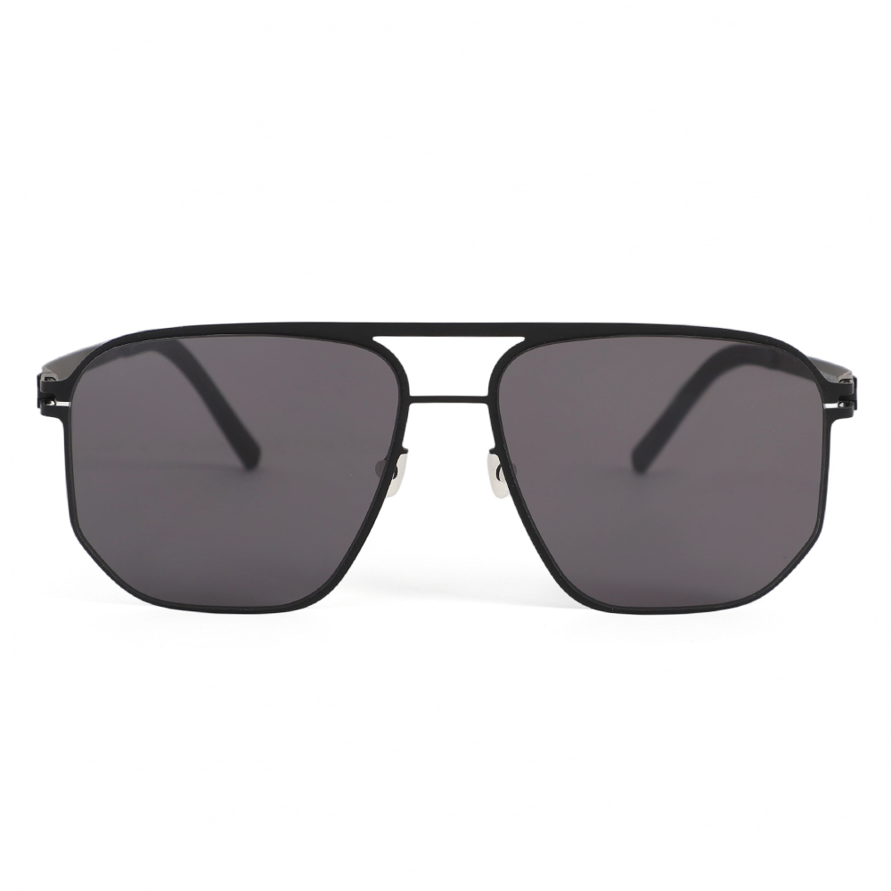 Sylvia Black Aviator Sunglasses