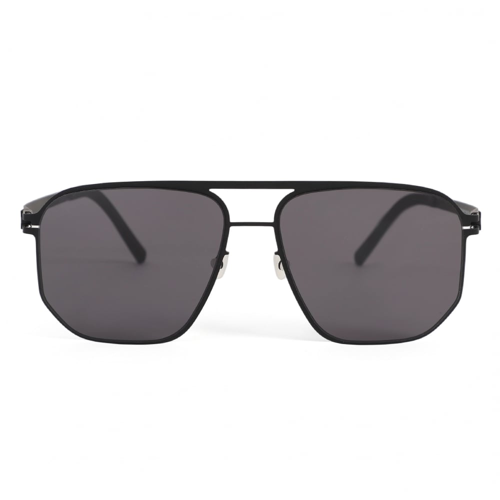 Sylvia Black Aviator Sunglasses