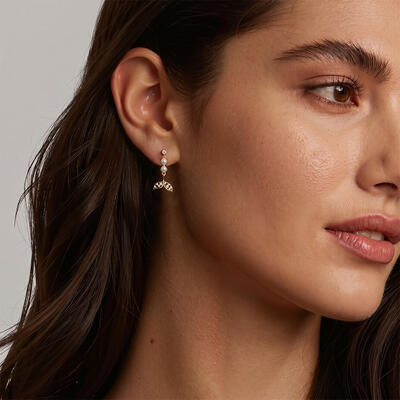 "The Mermaid Princess" Drop Earrings