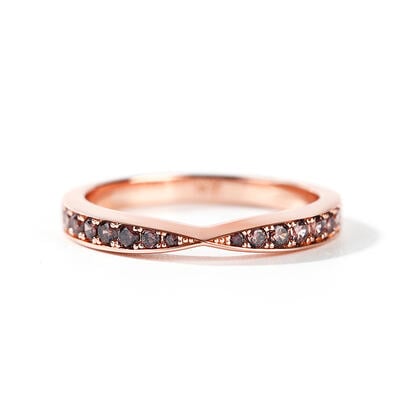 Jeulia Simple Design Round Cut Sterling Silver Women's Band