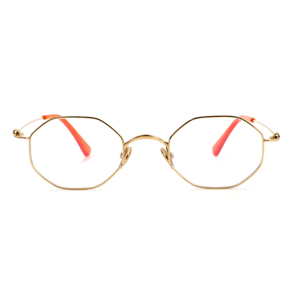 Monroe Gold Geometric Glasses