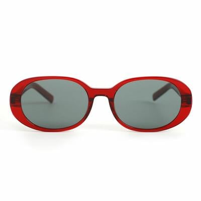Victoria Red Rectangle Sunglasses