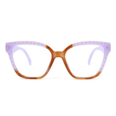 Gloria Purple Square Glasses