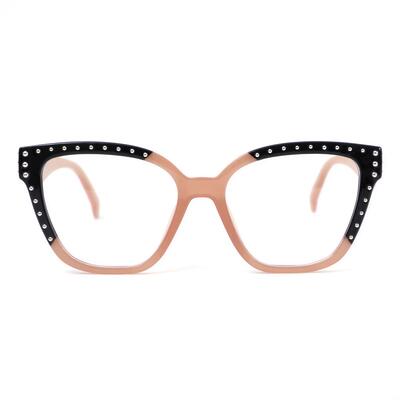 Gloria Lunettes Carrées Orange