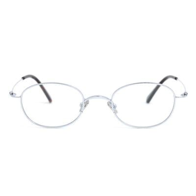 Samantha Lunettes Ovales Argentées