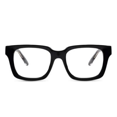 Adam Schwarze Quadratische Brille