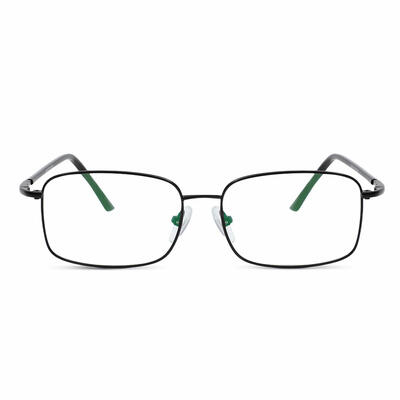 Rosa Lunettes Rectangulaires Noires