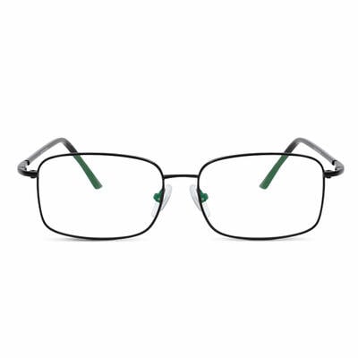 Rosa Lunettes Rectangulaires Noires