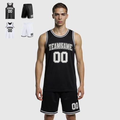 Custom Reversible Sublimation Basketball Jersey, Lightweight Polyester, Comfortable for Youth Teams & Practice