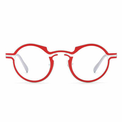 Macadam Rote Runde Brille