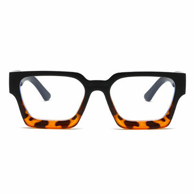 Coral Tortoise Square Glasses