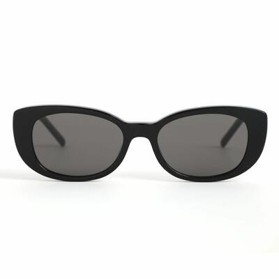 Piper Lunettes de soleil Rectangulaires Noires